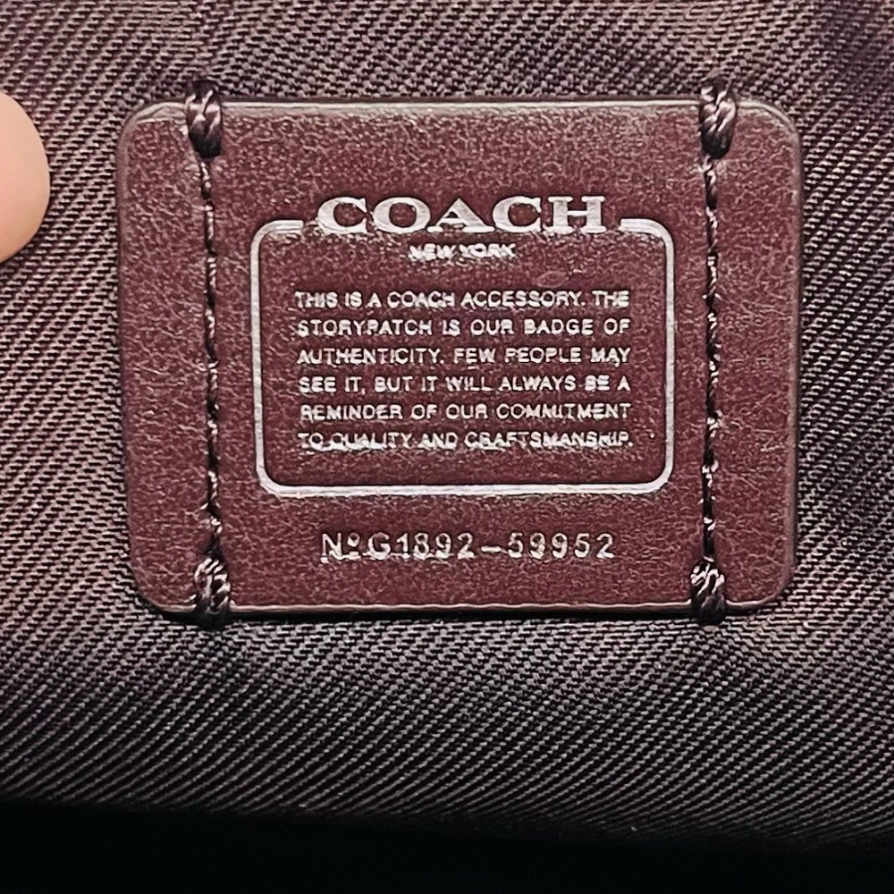 Coach Gold Sadie Crossbody Clutch - Picture 10 of 11